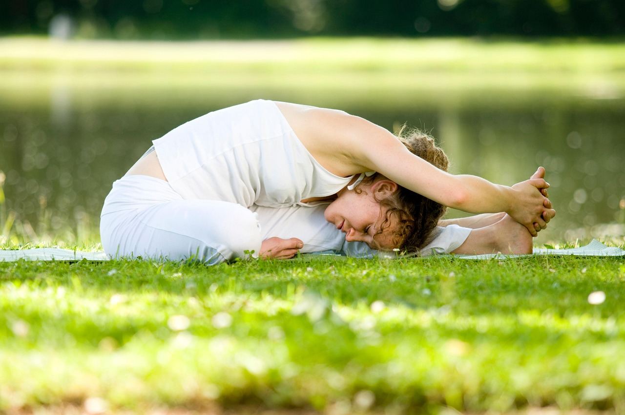 Pregnancy yoga gentle stretch